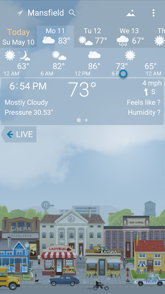 YoWindow Weather and wallpaper screenshot