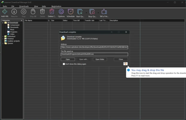 Internet Download Manager 6 IDM Free Download screenshot