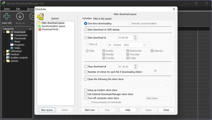 Internet Download Manager 6 IDM Free Download screenshot