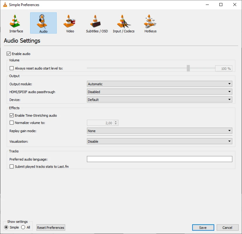 VLC Media Player screenshot